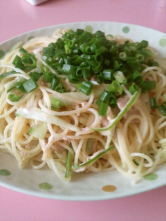 簡単 和風ツナキュウリパスタ-レシピのメイン写真