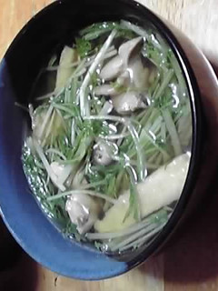 〆のおそばを食べるための水菜鍋-レシピのメイン写真
