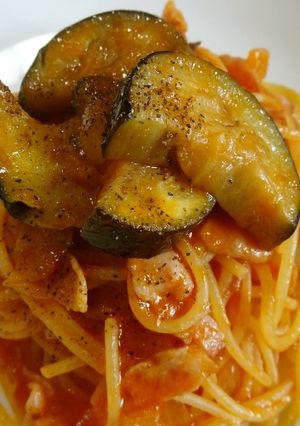 ★ナスとベーコンのトマトパスタ★-レシピのメイン写真