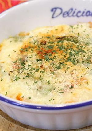 アスパラベーコンとキムチのグラタン-レシピのメイン写真