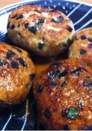 《にらハンバーグ》-レシピのメイン写真