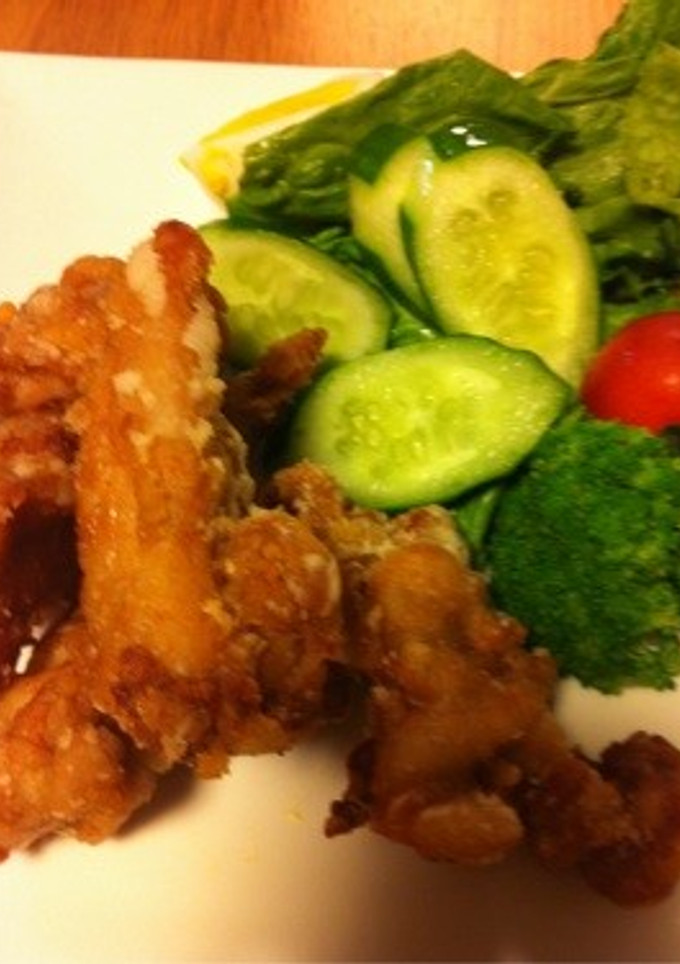 鶏の唐揚げ定食-レシピのメイン写真