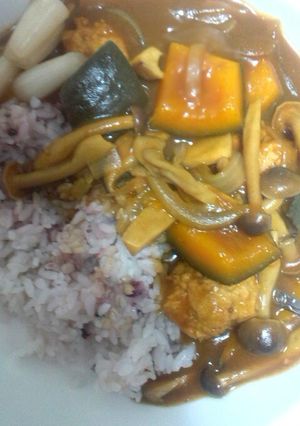 ヘルシーでも満足☆和風きのこカレー-レシピのメイン写真