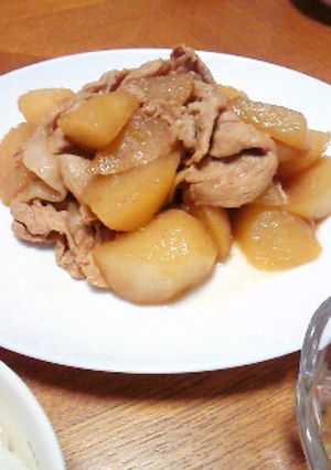大根と豚肉の炒め煮-レシピのメイン写真