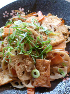 根菜と厚揚げの炒め物-レシピのメイン写真