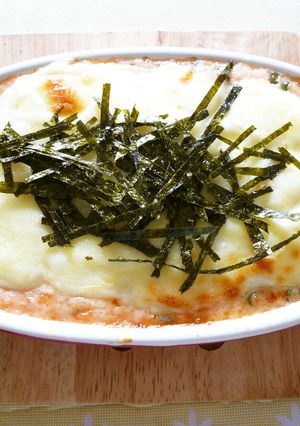 とろ旨♬明太＆ホワイトソース豆腐グラタン-レシピのメイン写真