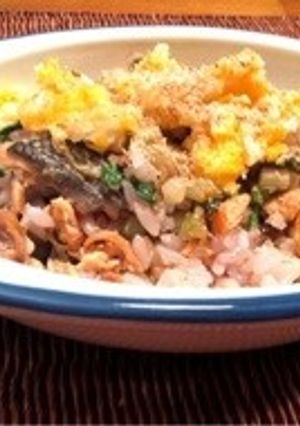 犬ごはん＊しゃけ＆卵チャーハン-レシピのメイン写真