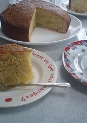 あら簡単！HMでリンゴのパウンドケーキ-レシピのメイン写真
