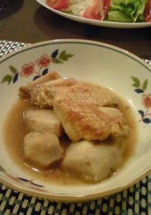 里芋と鶏手羽中のほっこり煮-レシピのメイン写真