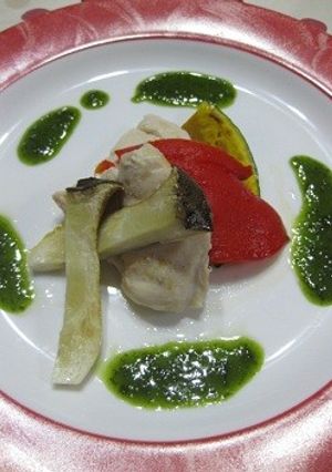 ささみと焼き野菜のミルフィーユ　-レシピのメイン写真