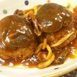 簡単 煮込みきのこハンバーグ