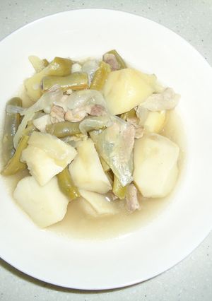 豚肉とお豆とジャガイモのほっこり煮-レシピのメイン写真