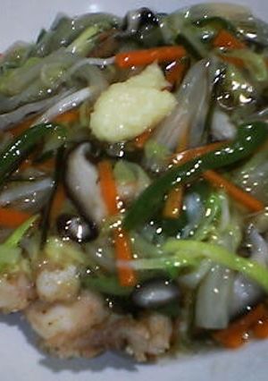 真鯛　から揚げ野菜あんかけ-レシピのメイン写真
