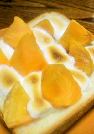 柿マシュトースト♪-レシピのメイン写真