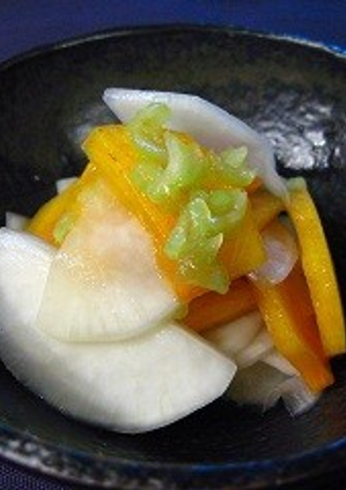 蕪と柿のなます-レシピのメイン写真