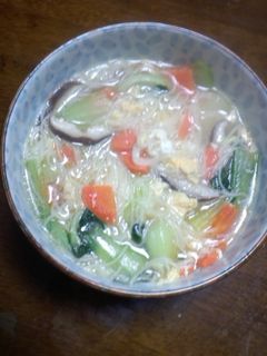 残り野菜でパッと簡単☆あったかにゅうめん-レシピのメイン写真
