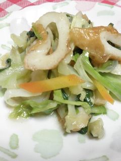 簡単 キャベツのちくわ炒め-レシピのメイン写真