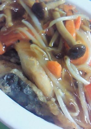 塩さばの竜田揚げ〜野菜あんかけ〜-レシピのメイン写真