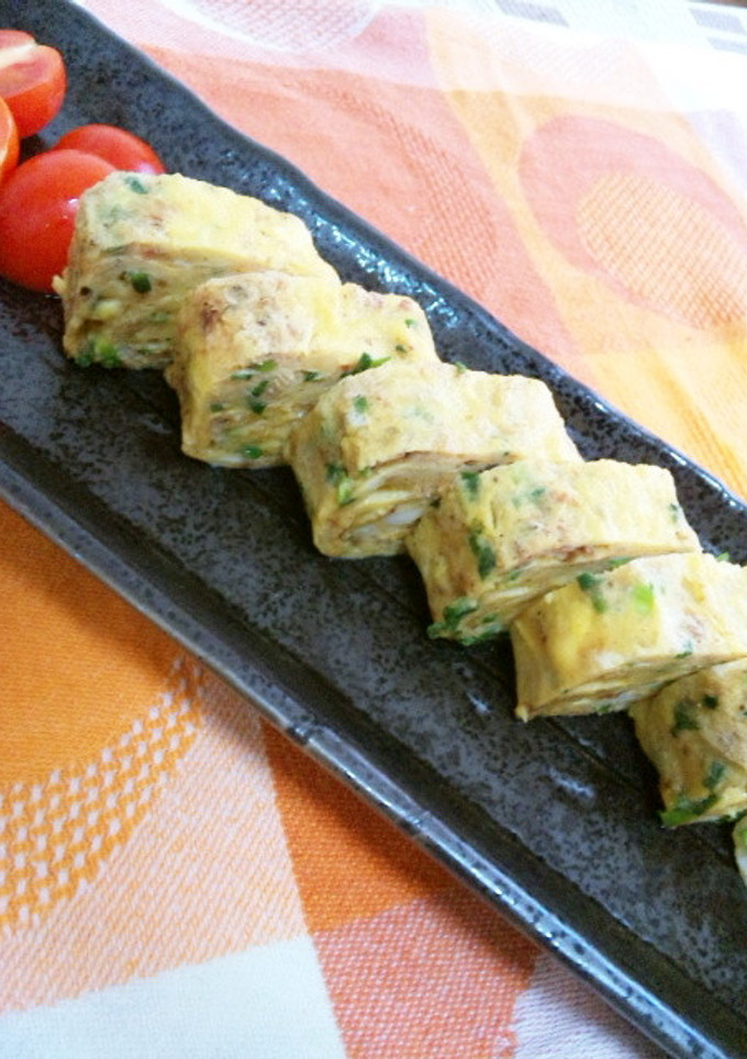 ☆ねぎと鰹節の卵焼き☆-レシピのメイン写真