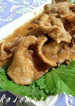 豚肉の生姜焼き　た～っぷり♪すり胡麻だれ-レシピのメイン写真