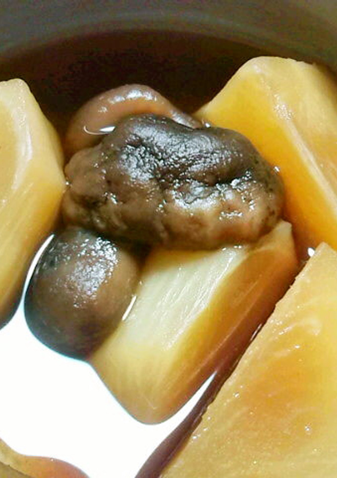 かぶとシイタケのあっさり醤油煮-レシピのメイン写真