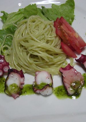 タコとカッペリーニのイタリアン前菜-レシピのメイン写真