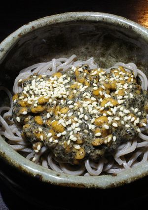 ごま納豆そば-レシピのメイン写真
