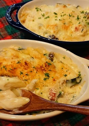 かぼちゃとほうれん草のグラタン-レシピのメイン写真