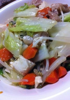 【味覇】豆腐と野菜の中華風炒め-レシピのメイン写真