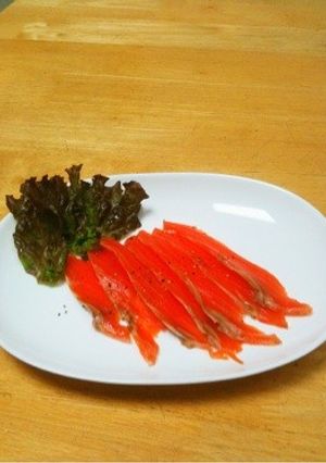 簡単！手作りスモークサーモン-レシピのメイン写真