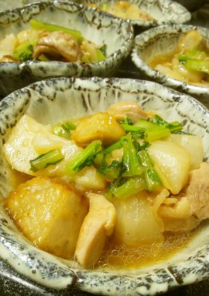 体ポッカポカ♡かぶと里芋の揚げ煮-レシピのメイン写真