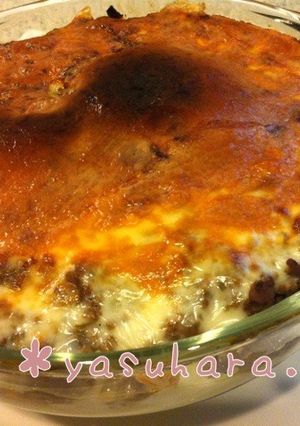 ＊牛挽き肉とﾎﾟﾃﾄのﾁｰｽﾞ焼き＊-レシピのメイン写真