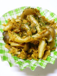 お弁当に♪簡単☆ツナとしめじのカレー炒め-レシピのメイン写真
