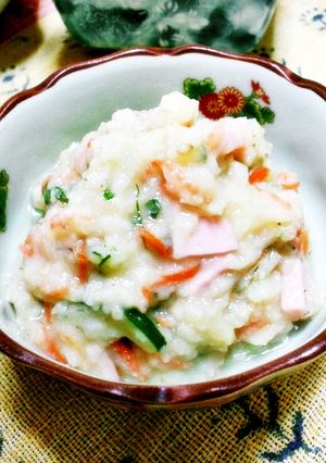 マヨネーズなしでヘルシー和風ポテトサラダ-レシピのメイン写真