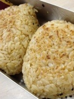 お弁当に簡単焼きおにぎり-レシピのメイン写真