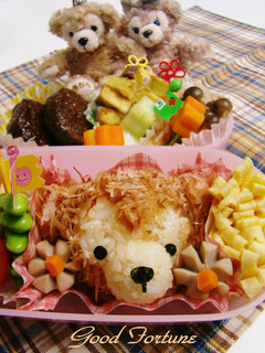 キャラ弁☆簡単 ふわふわダッフィー♪ -レシピのメイン写真
