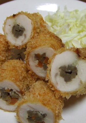 大学食堂のささみカツ(きんぴら)-レシピのメイン写真