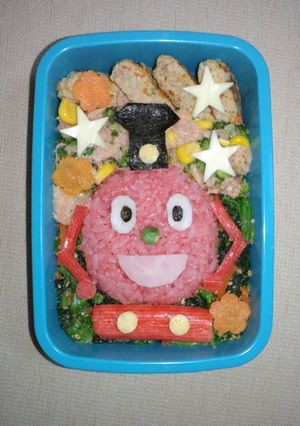 アンパンマンのＳＬマン☆キャラ弁-レシピのメイン写真