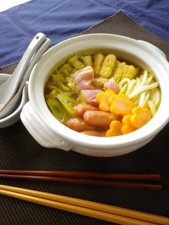 うどんを楽しむカレー鍋-レシピのメイン写真