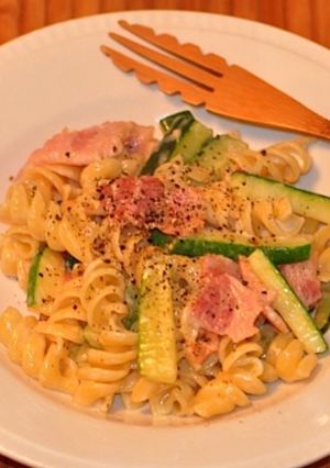 味噌クリームパスタ-レシピのメイン写真
