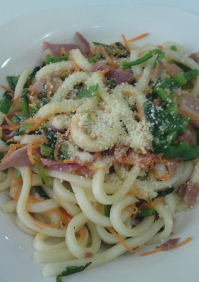 クレソルだけ☆簡単洋風焼きうどん-レシピのメイン写真