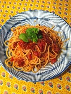 肉味噌でトマトパスタ-レシピのメイン写真