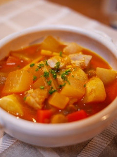 チキンとチーズと根菜たっぷりのスープ-レシピのメイン写真