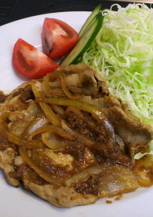 おろしリンゴでフルーティーな豚の生姜焼き-レシピのメイン写真