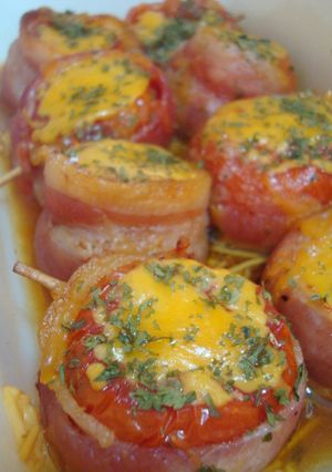 トマトのベーコン巻きチーズ-レシピのメイン写真