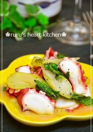✿タコ＆セロリ炒め✿-レシピのメイン写真