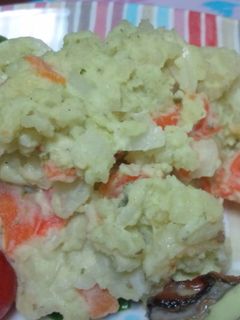 バジル風味ポテトサラダ-レシピのメイン写真