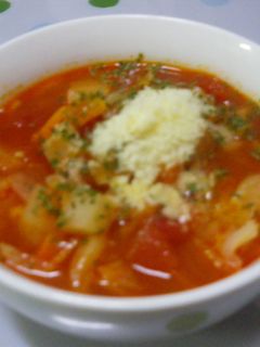具だくさんな食べるスープ♡ミネストローネ-レシピのメイン写真