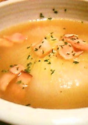 簡単☆ 玉ねぎの丸ごとスープ-レシピのメイン写真