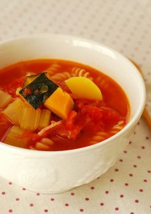 我が家の定番☆野菜たっぷりミネストローネ-レシピのメイン写真